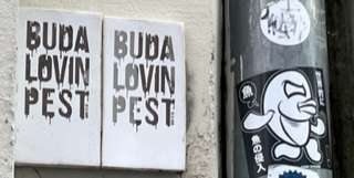 lovePest Graffiti art, "Buda Lovin Pest"